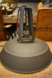 Fabriekslamp mat antraciet/koper (Light & Living)
