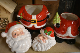 Voorraadpot kerstman groot (Clayre & Eef)