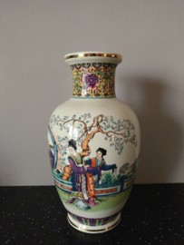 Oude vintage chinese vaas ø15*25,5cm