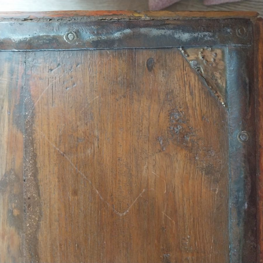 Lage bijzettafel / plantentafel teak 45,5*45,5*18 cm