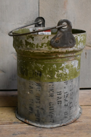 Iron bucket bomb groen Varios ø19,5*23 cm