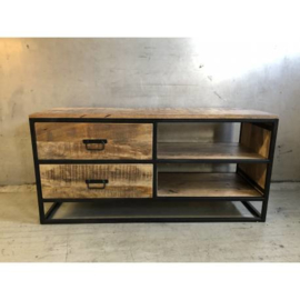 TV-kast/dressoir Atlanta 2 laden mangohout 118 *40*57 cm