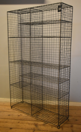 Opbergrek draadmetaal 14 vakken 76 x 23 x 125,5 cm