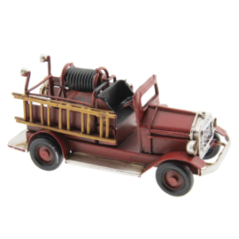 Model oude brandweerauto mini (Clayre&Eef)
