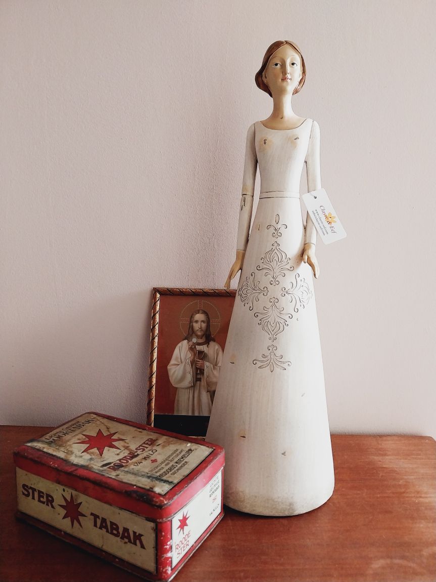 Decoratieve kerstengel polyresin 6PR0422  Clayre & Eef