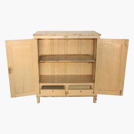 Oud dressoir roomkleur 93*46,5*105,5 cm