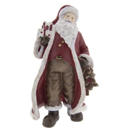 Decoratie kerstman met cadeaus (Clayre & Eef)