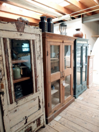 Vitrinekast boekenkast teak India 113*47 *159 cm