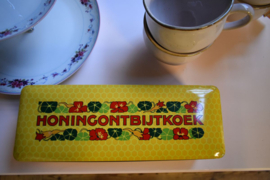 Jaren 70 retroblik honingkoek 28,5*11*9 cm