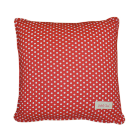 Kussen met vulling Polka dot rood 40*40 cm Isabelle Rose Home