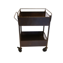 Serveerwagen  trolley metaal roest 69*49*88 cm