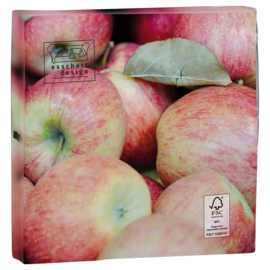 Papieren servetten appels 33*33 cm TP303