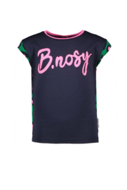 B.Nosy Top jersey front and Leopard backside - Oxford Blue