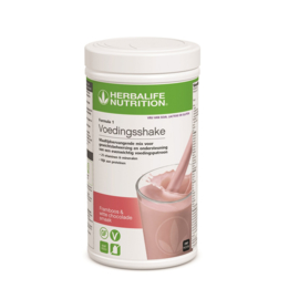 F1 Vrij van gluten, lactose en soja shake (Framboos & witte chocolade)