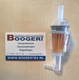 Vacuümfilter met terugslagklep