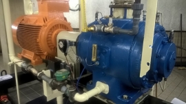 Biogas inblaascompressor