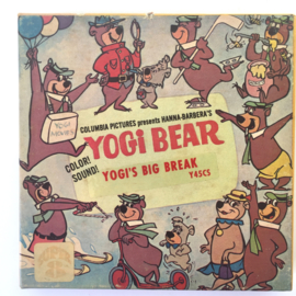Nr.6966 -- Super 8 SOUND --Yogi Bear Big Break, ongeveer 60 meter, goed van kleur en Engels geluid, in orginele doos