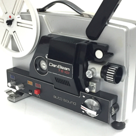 Nr.8868 -- Dam Beam TS-101 Auto Sound  super 8 mm films met of zonder geluid, 100 watt halogeenlamp, 180m. spoelen heeft service beurt gehad en werkt naar behoren