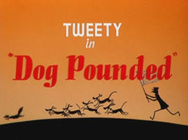 K.170 --16mm-- Dog Pounded Tweety jaar 1954, zwartwit Engels gesproken, Ned.titels op spoel