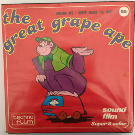 Nr.6657 --Super 8 SOUND,The Great Grape Ape, 120 meter kleur met Engels geluid in orginele  doos