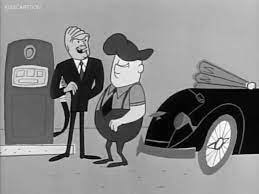 Nr.0429 -- 16mm-- The Bearskin Game (1960) Animation , zwartwit Engels gesproken cartoon compleet op 120m. spoel en in doos