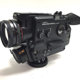 professionele Yashica sound 50XL macro super 8 filmcamera met zoom lens  8-40mm macro verder vele mogelijkheden, motortransport getest met film, belichtings meter werkt goed, verder in perfecte staat