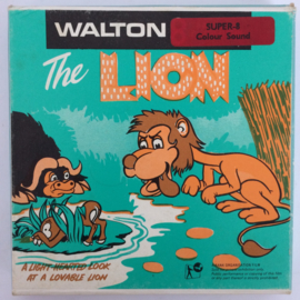 Nr.6722 - Super 8 sound, Walton films The Lion kleur Engels geluid  in orginele fabrieks doos