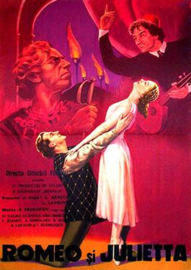 Nr.2191 --16mm-- Russian ballet version of Shakespeare's tragedy Romeo & Juliet 1955 , muziek en dans, Stars Galina UlanovaYuri ZhdanovIraida Olenina, speelduur 92 minuten, Engels commentaar, goed van kleur compleet op spoelen en in doos