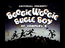 Nr.0456 --16mm-- The Boogie Woogie Bunle boy of company B, 1941, Walter Lantz cartoon, zwartwit engels geluid op 120m.spoel en in doos