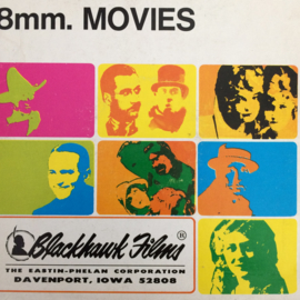 Nr.6578 - Super 8 Silent, Air Pockets, Lige Conley een Blackhawk film, zwartwit silent, speelduur ongeveer 18 minuten (120m.), in orginele fabrieks doos