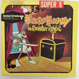 Nr.6724 - Super 8 -- Bugs Bunny in Racketeer Rabbit  zwartwit Silent in orginele fabrieks doos