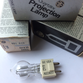 Nr. R159  General Electric  220V- 650w. halogeen projectie lamp DYR