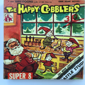 Nr.7044 --Super 8 Silent - Castle film The Happy Cobblers, goede kwaliteit zwartwit Silent ca 60 meter  in orginele doos