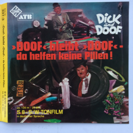 Nr.6631 - Super 8 sound Dick und Doof , da helfen keine Pillen 120 meter geluid zwartwit op spoel en in doos