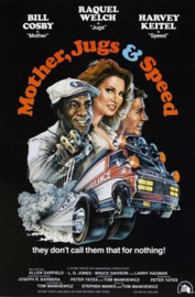 Nr.2208 --16mm--  Mother, Jugs & Speed (1976) Komedie speelduur 95 minuten, Raquel Welch, Bill Cosby kleur Engels gesproken, compleet, met Ned.ondertitels zit op 3 spoelen en in doos