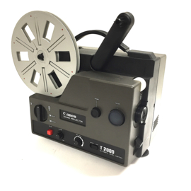 Nr.8853 -- Canon T2000 Sound mooie en compacte projector Super 8 mm films met of zonder geluid,180 m. spoelen, halogeenlamp 100w, automatische invoer heeft service /revisie beurt gehad en werkt naar behoren