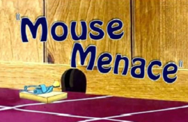 Nr.0395 --16mm-- Mouse Menace is a 1946 Warner Bros. Looney Tunes animated kleur,Engels geluid compleet op 120m.spoel in doos