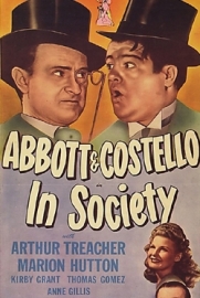 Nr.6591 - Super 8 sound Abbott & Costello in Society 1944 , 120 meter speelduur 20 min. zwartwit/engels sound in orginele doos