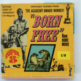Nr.6718 -- Super 8-- Born Free Columbia Pictures 60 meter zwartwit silent in orginele doos