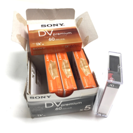 Sony  Mini DV Premium 60 minuten Tape verpakking van 5 stuks nieuw in doos