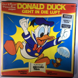 Nr.6652  - Super 8 SOUND -- ,,Donald Duck Geht in die luft Walt Disney ,, c.a. 45 meter kleur, Duits gesproken, in orginele doos