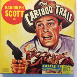 Nr.6778 --Super 8-- Randolfh Scott The Cariboo Trail,  zwartwit 60 meter Silent in orginele fabrieks doos