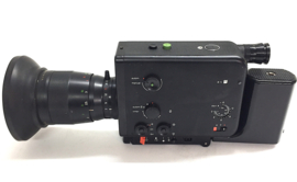 Nizo 801 Braun Nizo 801 Black super 8 movie camera met Schneider  Kreuznach zoom objectief 1:1.8 / 7 - 80 camera met zeer veel mogelijkheden, is motorisch getest, werkt goed, belichtingsmeter is getest