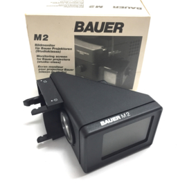 Bauer Monitor M2 voor Bauer Studio-class geluidsprojectoren met handdraaiknop, in orginele doos met handleiding