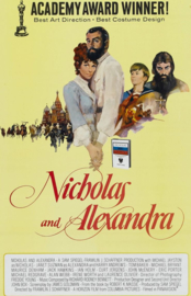 Nr.2118 --16mm--  Nicholas and Alexandra (1971) biografie / drama, speelduur 189 minuten, mooi van kleur en Engels gesproken, compleet met begin/end titels, op 4 spoelen en in doos