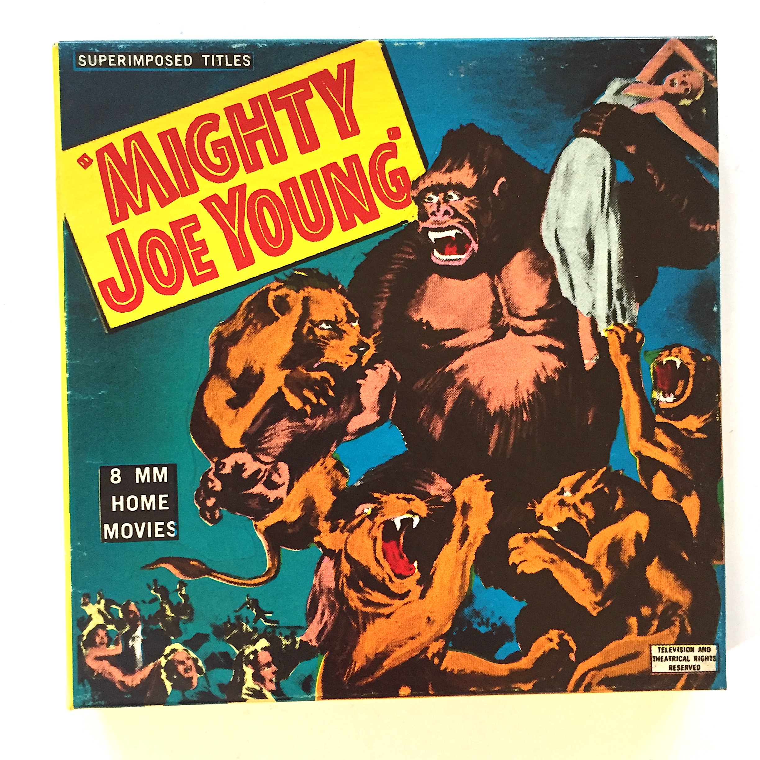 Nr.111 -- Normaal 8mm. Silent -- Mighty Joe Young, Castle films, 60 meter zwartwit in orginele doos