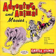 A0277 --16mm-- Castle film present Afrikca Simba killer lion, zwartwit Engels gesproken speelduur ca 18 minuten op spoel en in doos