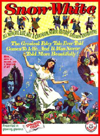 Nr.2170 --16mm-- Snow White and the Seven Dwarfs (1955)speelfilm -  speelduur 76 minuten | kleur en in het Nederlands  nagesyngroniseerd , de liedjes zijn wel in het Engels gezongen, compleet met begin/end titels