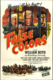 A0263 en A0264, 2 delen --16mm-- False Colors (1943) Stars: William Boyd, Andy Clyde, Jimmy Rogers, speelduur 65minuten | Western | 5 November 1943 (USA) mooie zwartwitfilm Engels gesproken met Nederlandse ondertitels compleet met begin/end titels