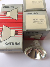 Nr. R108 -- Philips Halogeen projectielamp 13,8 volt 85W -- 13194 DED